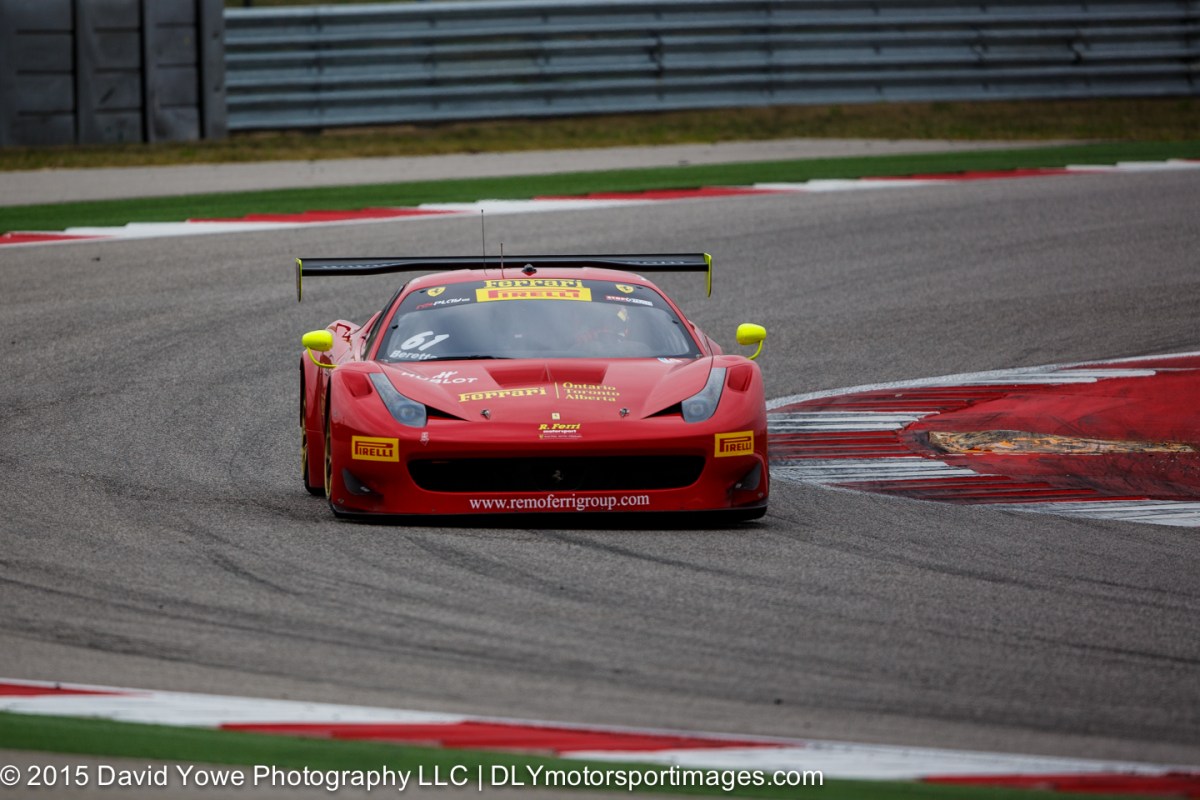 2015 COTA (#61 R. Ferri Motorsport Ferrari)