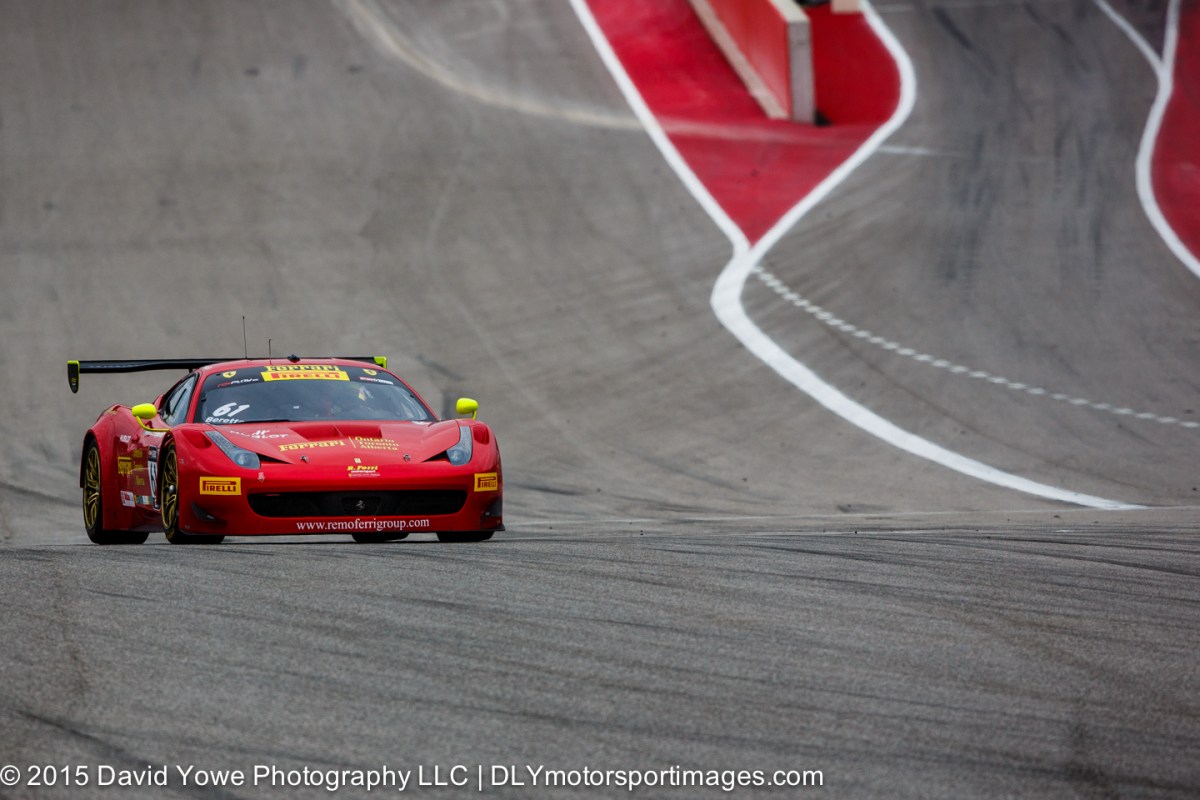 2015 COTA (#61 R. Ferri Motorsport Ferrari)